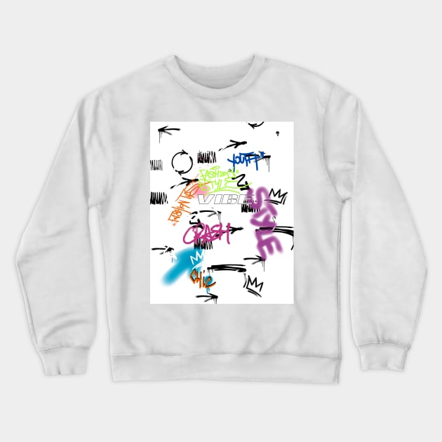 Vibe Crewneck Sweatshirt by TattyArty